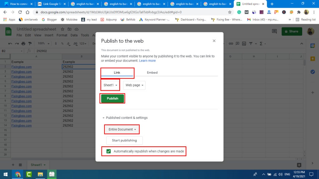 How to connect Google Sheets with Microsoft Excel (6)