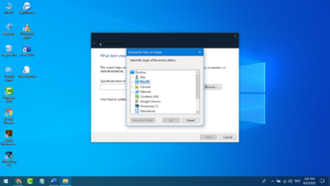 create a desktop shortcut