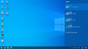 connect to a laptop with Projector