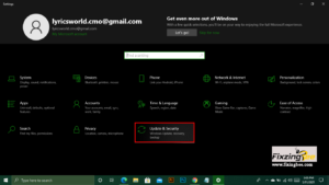 Windows update process
