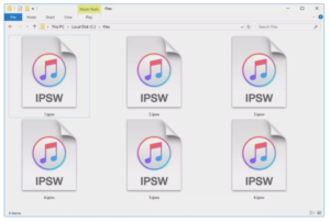 IPSW file Windows PC