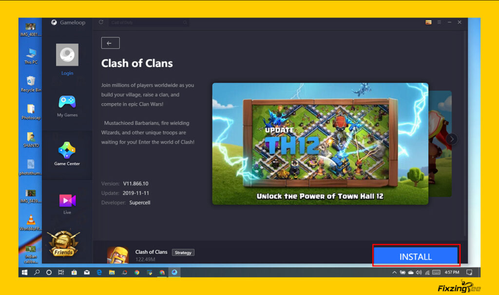 How to download Clash of Clans Game on PC step