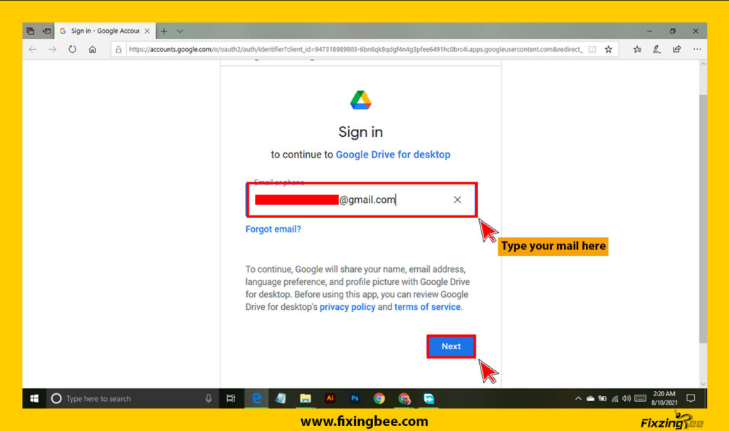 How to sign up to Google Drive