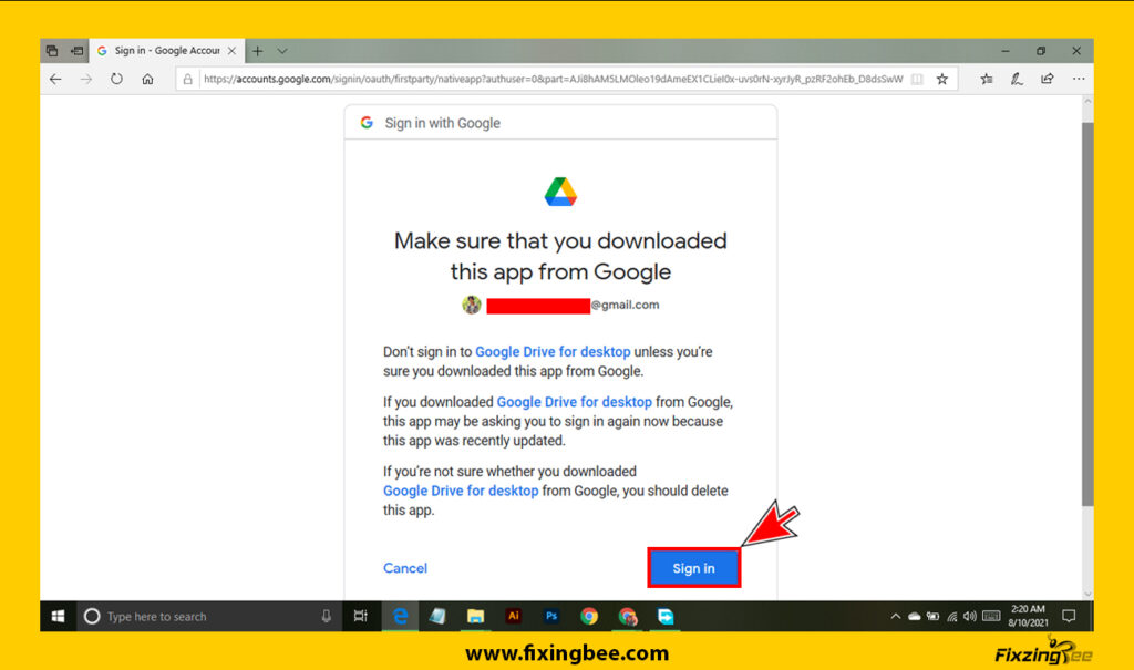 How to download Google Drive Backup and Sync on your PC