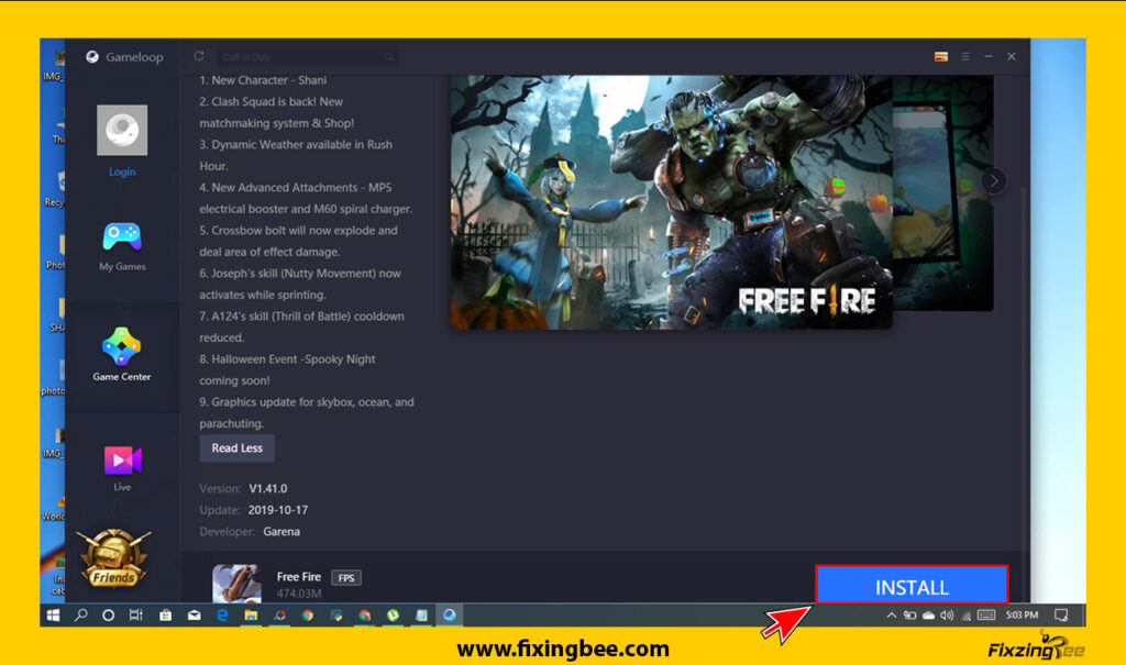 How to download the Garena Free Fire game on your computer Step