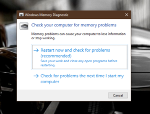 Memory Diagnostic Tools