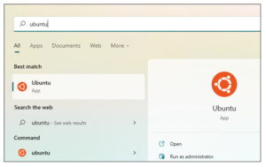 install WSL using ubuntu