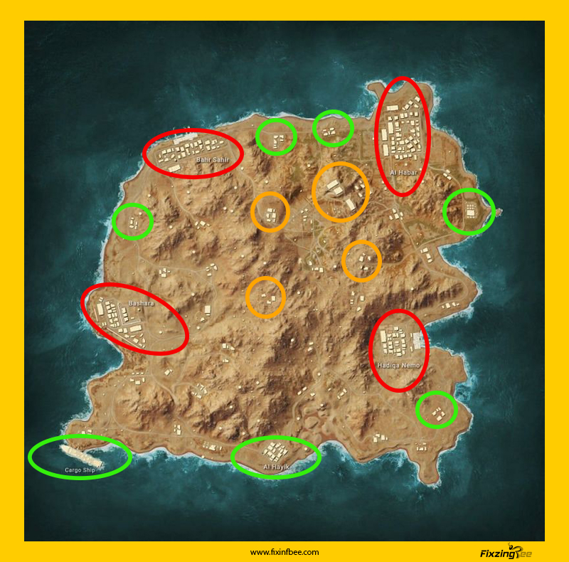 Karakin map on pubg mobile game