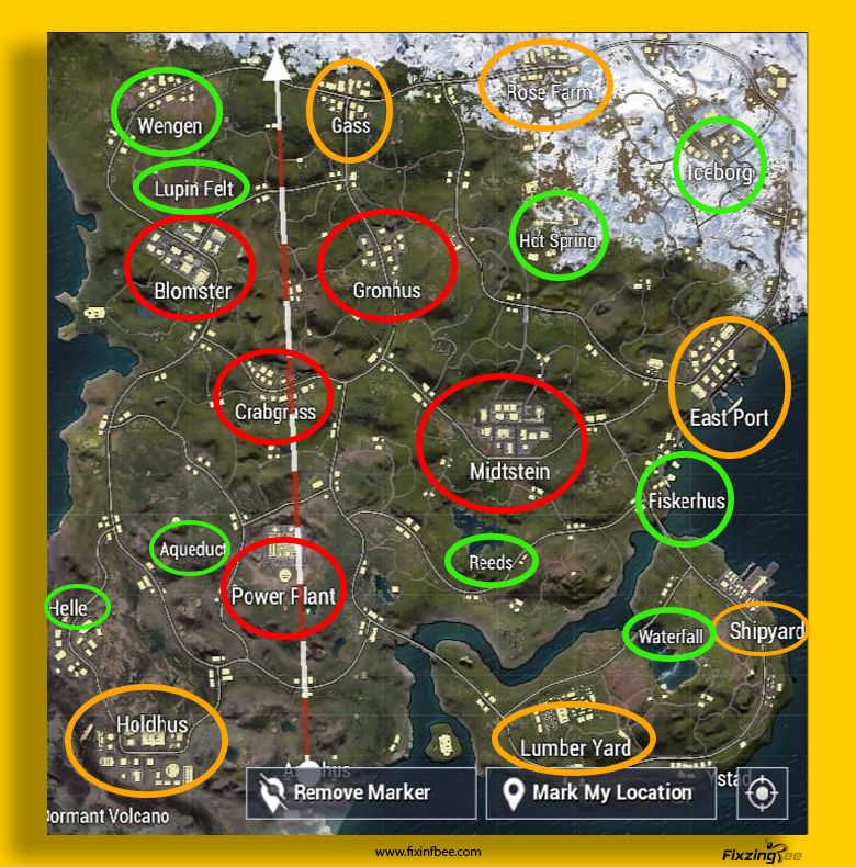 PUBG mobile game Livik map