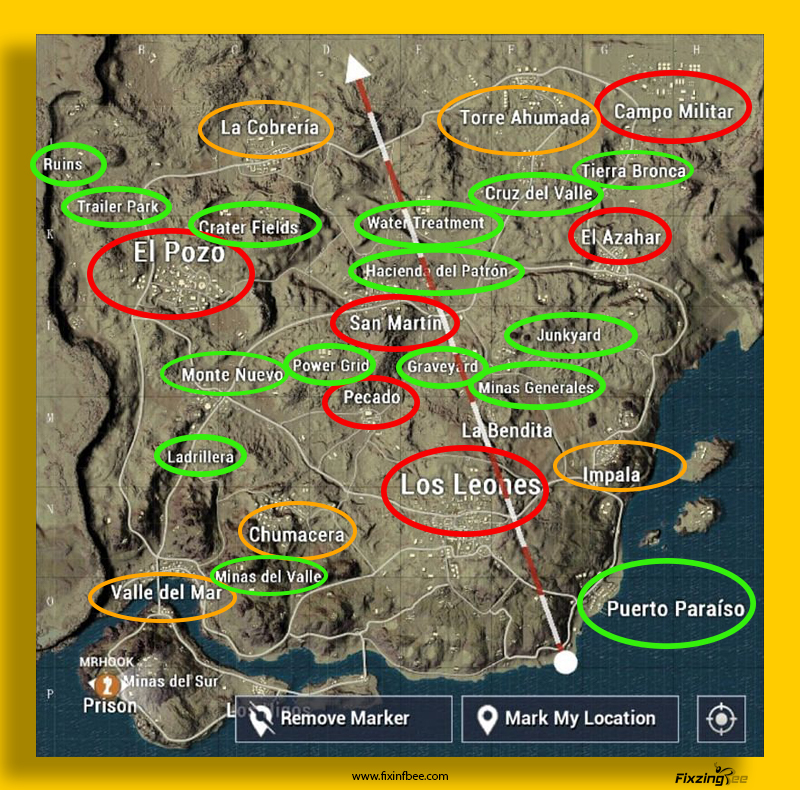 The miramar map