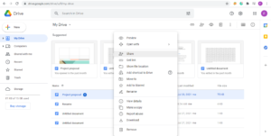 How To Sharing GDrive files and folders?