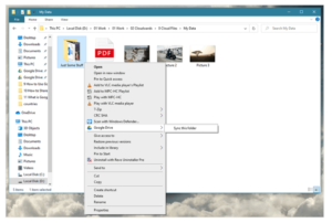 Google Drive on desktop
