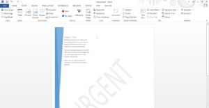 Sidebar document property