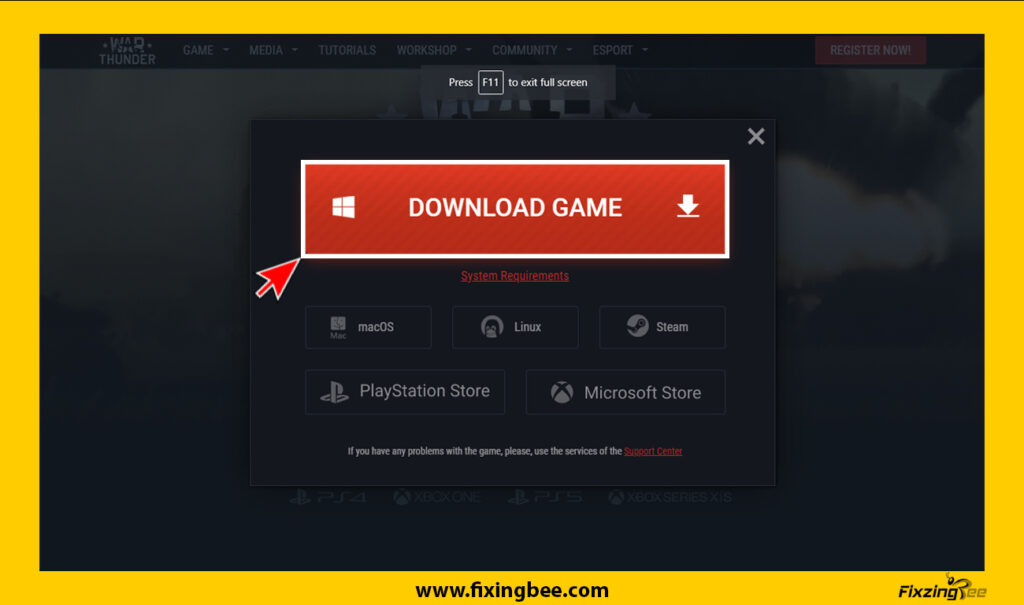 How to download War thunder game on computer