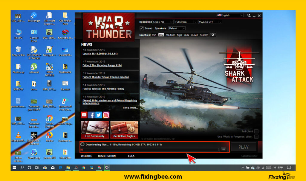 How to install War thunder game on computer