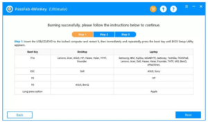 Windows Password Recovery Tool with USB: PassFab 4Winkey
