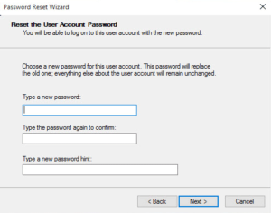 Reset Windows 10 password
