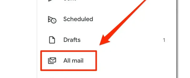 Unarchive Gmail Emails on Mobile Phone via Gmail App