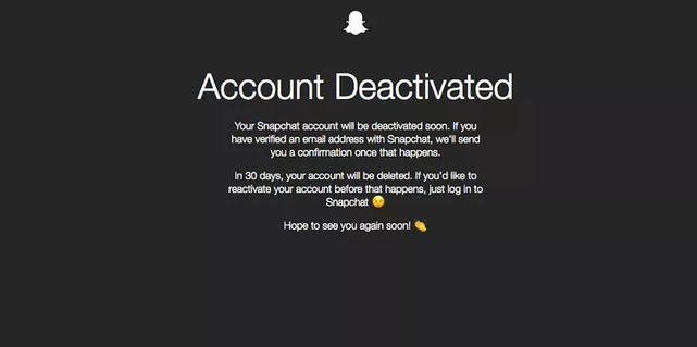 Snapchat apk account delete