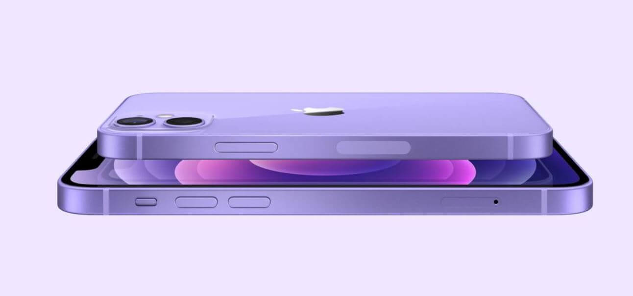 purple iphone 12 