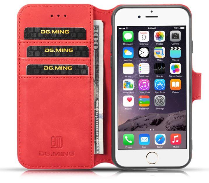 DG.MING iPhone 6 Retro Style Magnetic Flip