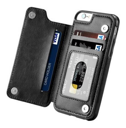 iPhone 6 Case with Cardholder and Back stand