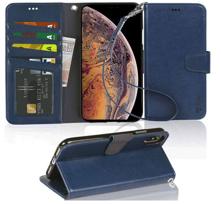 Arae Wallet Case- Best iPhone XS cardholder max cases