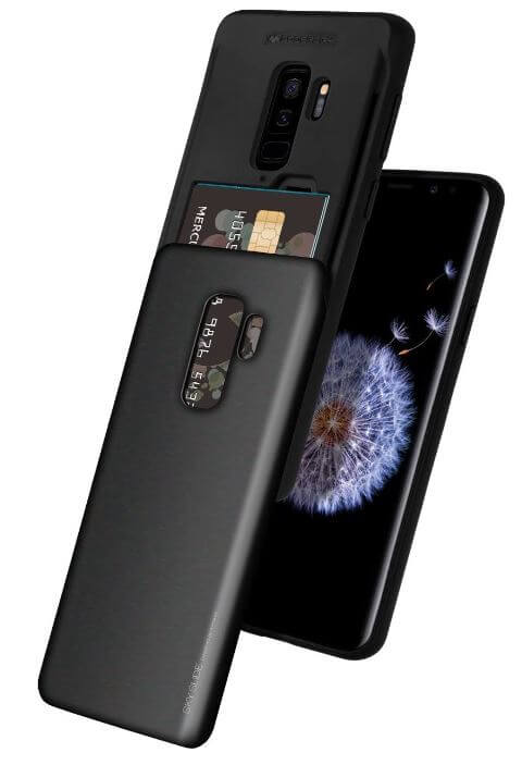 Goospery Sky Slide for Samsung Galaxy S9 Plus (2018) Card Holder Case