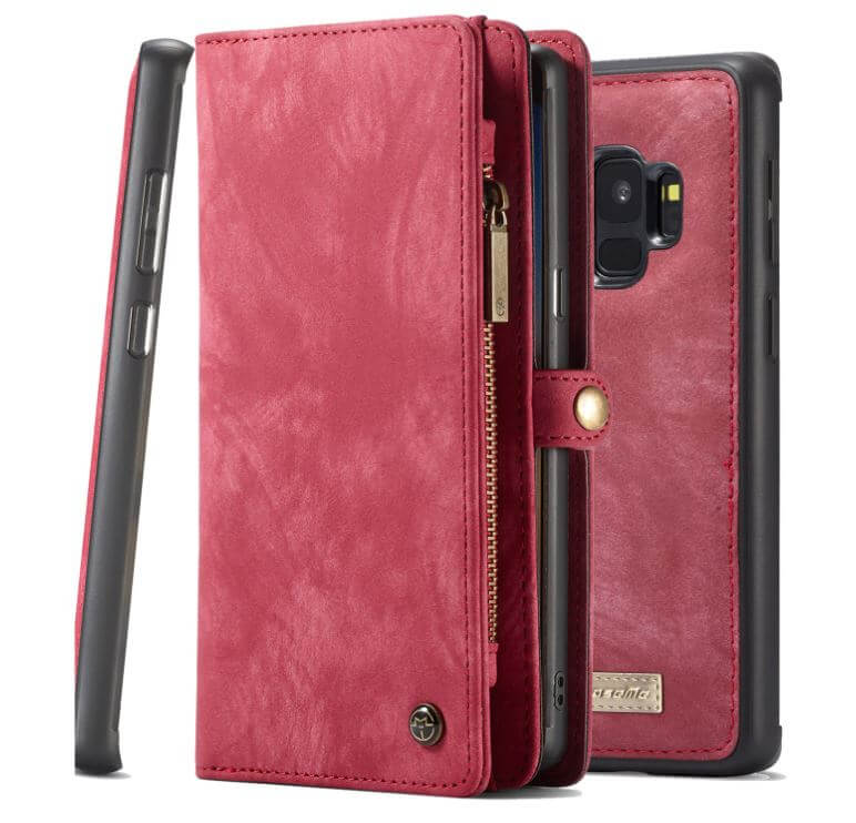 XRPow PU leather wallet- Samsung Galaxy S9 Cardholder Cases